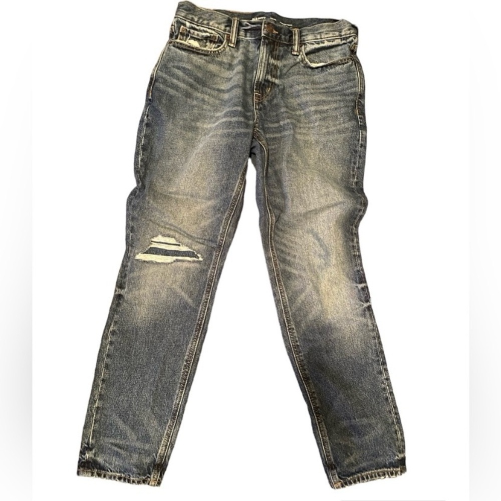 Old Navy 33 x 32 mens distressed straight taper jeans